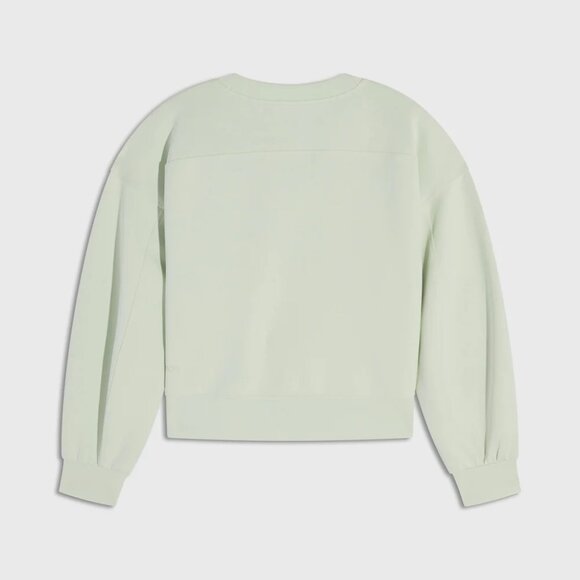 LULULEMON x Barry's KOHLRABI GREEN PERFECTLY OVERSIZED CROPPED CREW - Picture 3 of 3